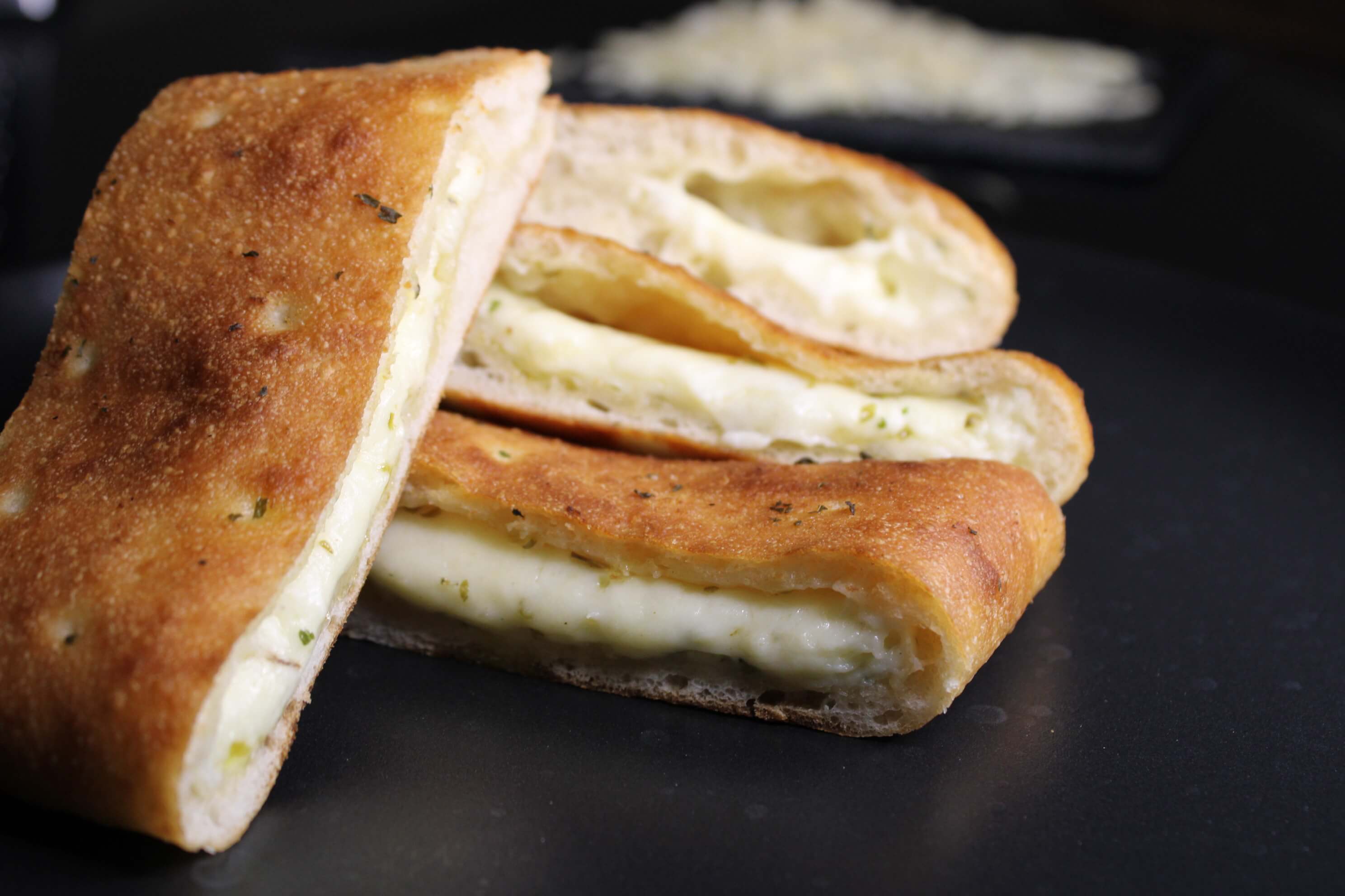 Stuffed Garlic Bread with Cheese